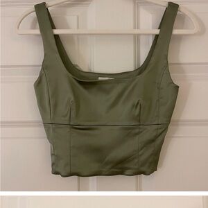 Olive Green Women's Top